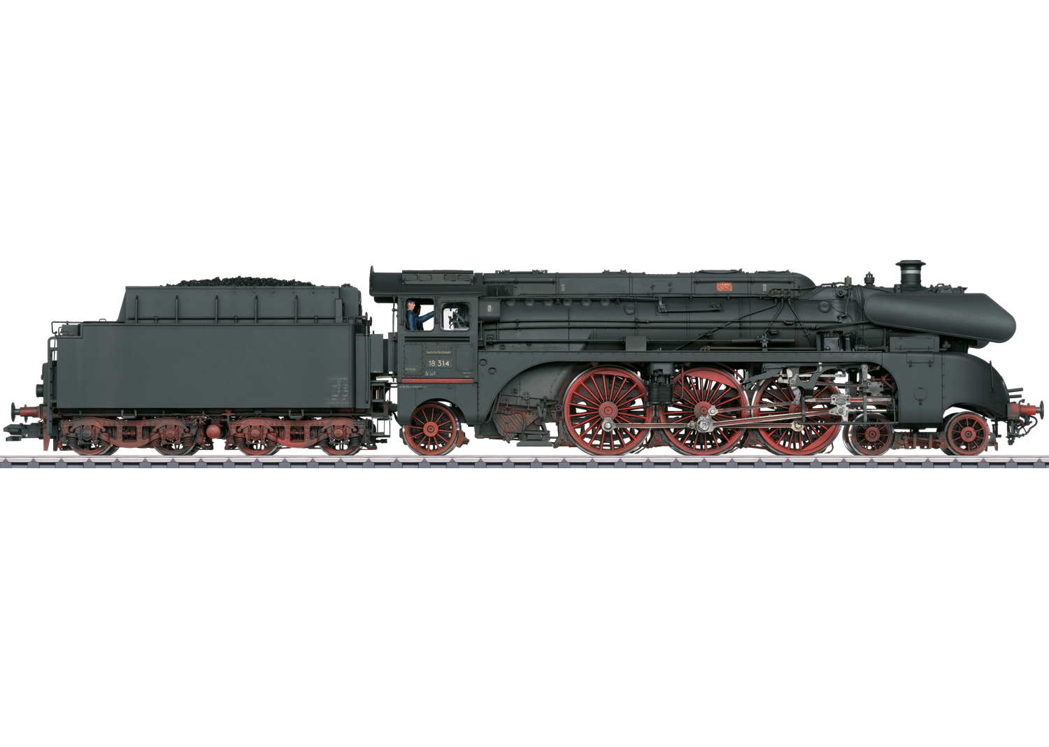 Märklin 55178 - I - Dampflok BR 18, DR, Ep. IIIb - DC-Sound - gealtert